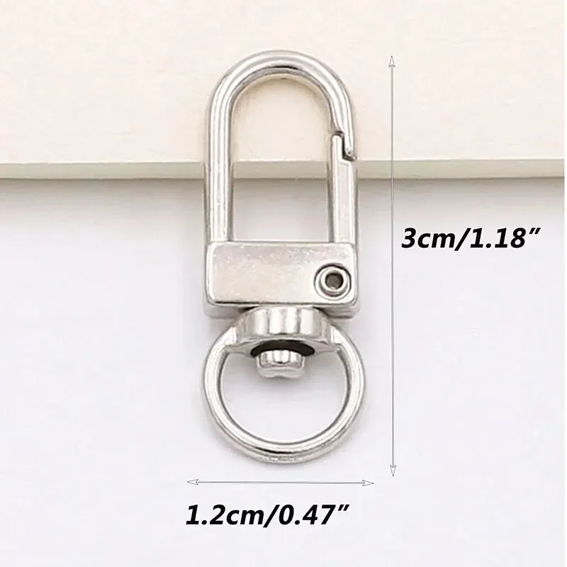 8 ชิ้น/ล็อตโลหะ Universal หัวเข็มขัดหัวเข็มขัดหลายสี Key BUCKLE หัวเข็มขัดกุ้งก้ามกรามหัวเข็มขัดกระเป๋าอุปกรณ์เสริม
