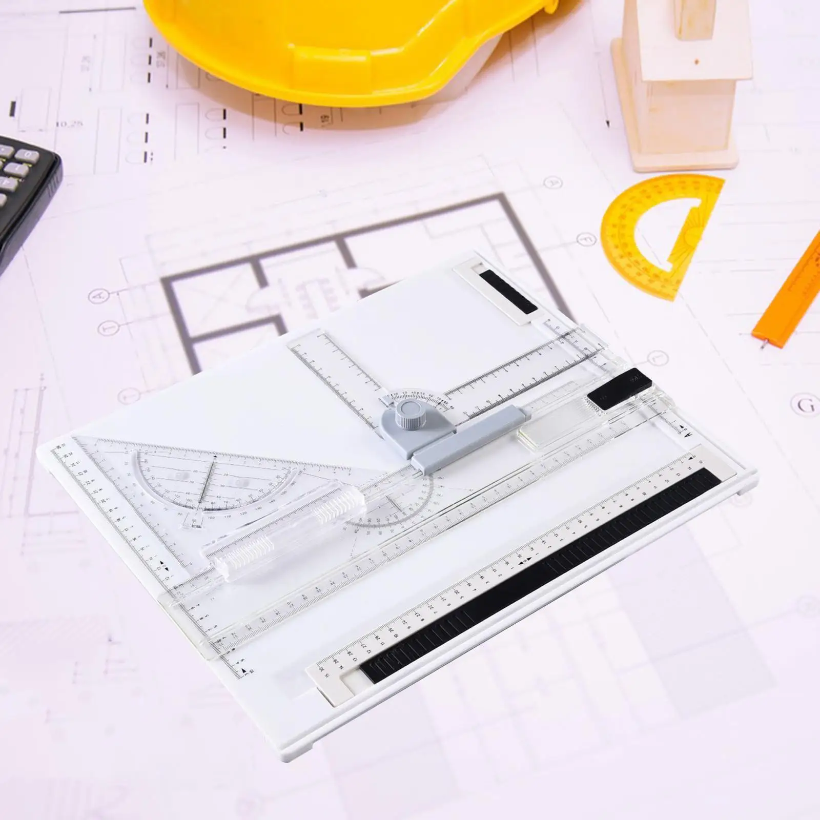 A4 Drawing Board Drafting Table Graphic Architectural Sketch Board Adjustable Angle Metric Drafting Table Drawing Board Table