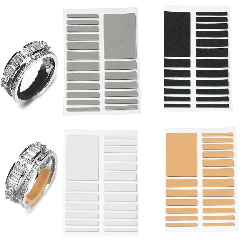 Passen Sie die Größe der Ringe an. Silikon-transparenter Aufkleber für lose Ringe, Anpassung, unsichtbarer Fingerring, Größenresizer, Reduzierer, Schmuckwerkzeug