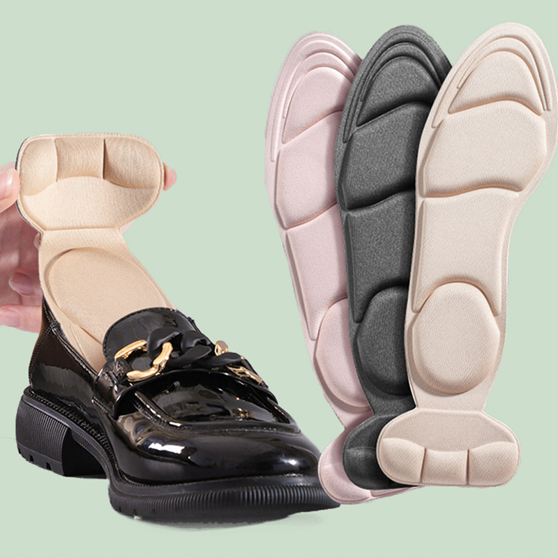 Palmilhas de espuma de memória mulheres sapatos de salto alto palmilhas antiderrapante cutable palmilha conforto respirável proteção do calcanhar massagem sapato almofadas