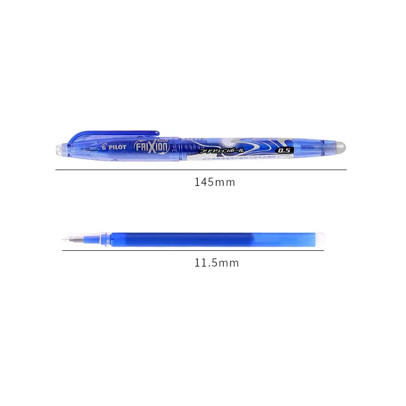 นักบิน 0.5 มม.Erasable GEL ปากกาชุดเติมความจุสูงเปลี่ยนได้ Rod ล้างทําความสะอาดได้ Handle สําหรับสํานักงานโรงเรียนเขียนเครื่องเขียน