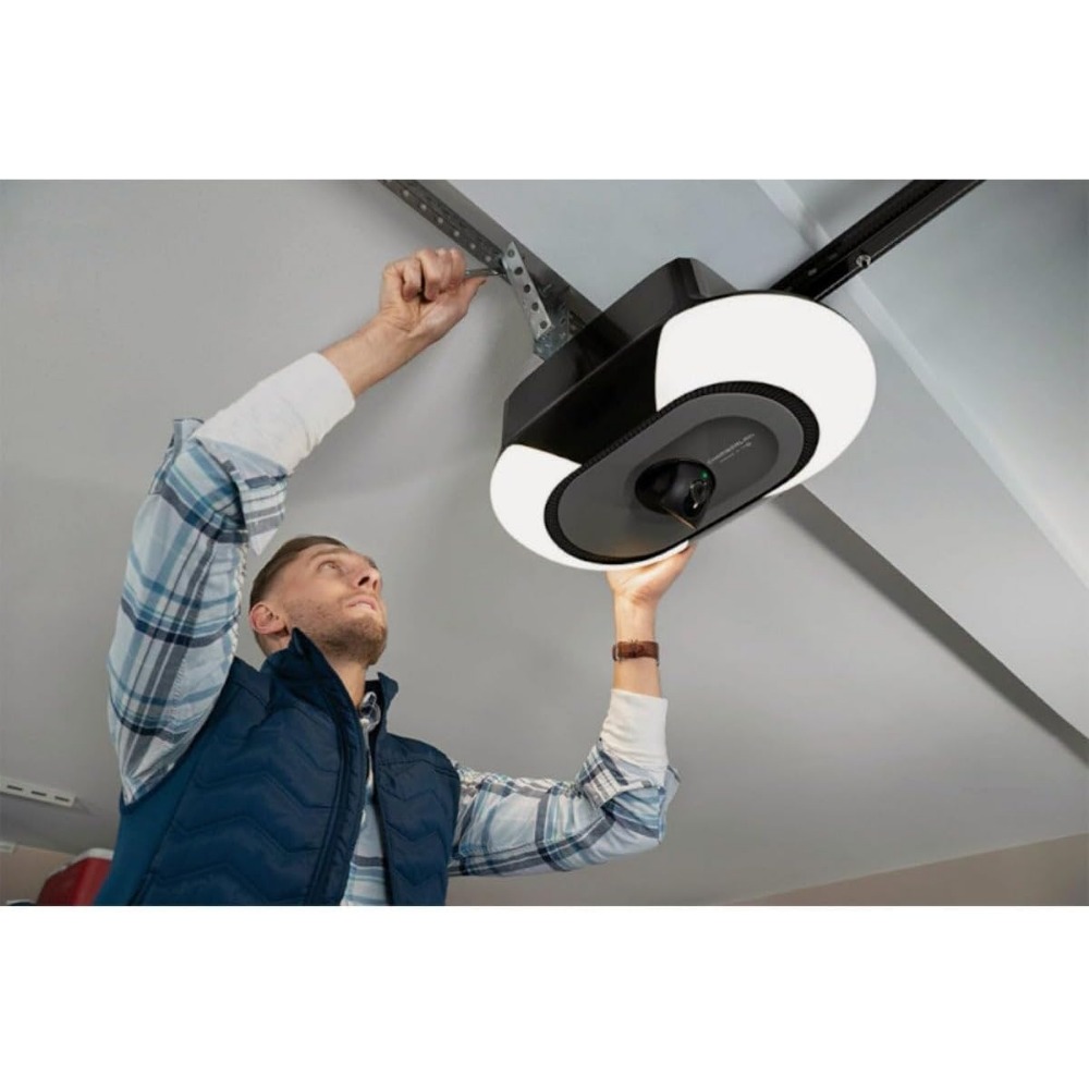 B6753T Smart Garage Door Opener, Video Streaming & Advanced Corner LED Lighting-myQ Smartphone Controlled-Ultra Quiet