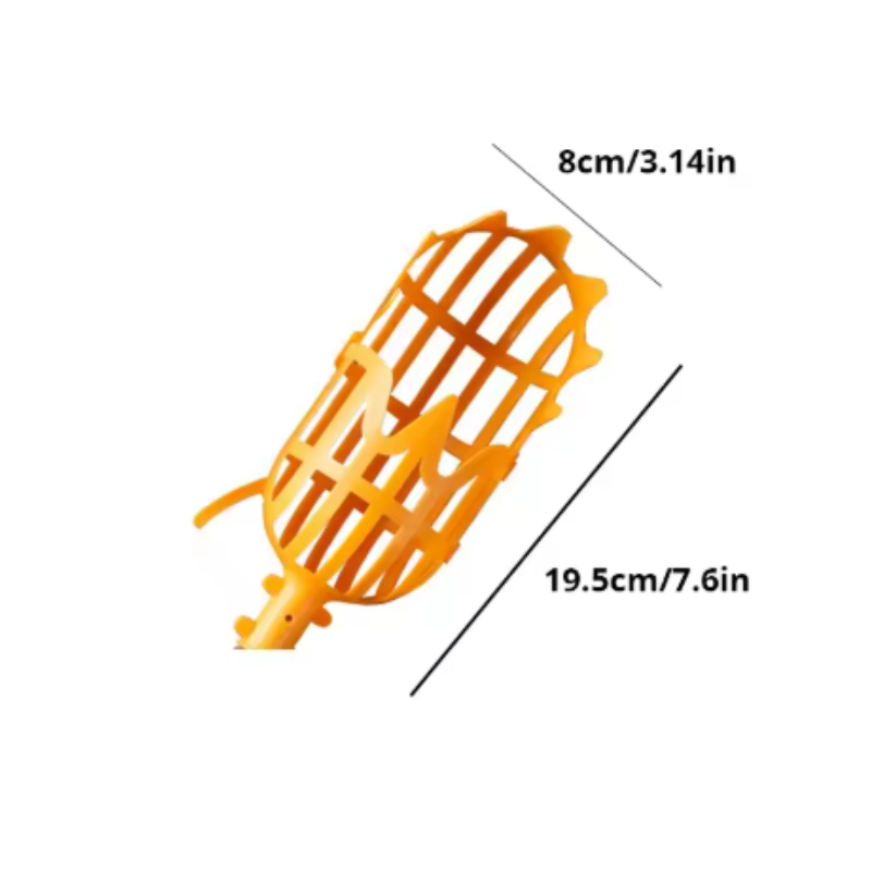 Bauernhof-Garten-Pflückgerät, Gartenwerkzeuge, tiefer Korb, Obstpflückerkopf, praktischer Obstfänger, Apfel-Pfirsich-Pflücken