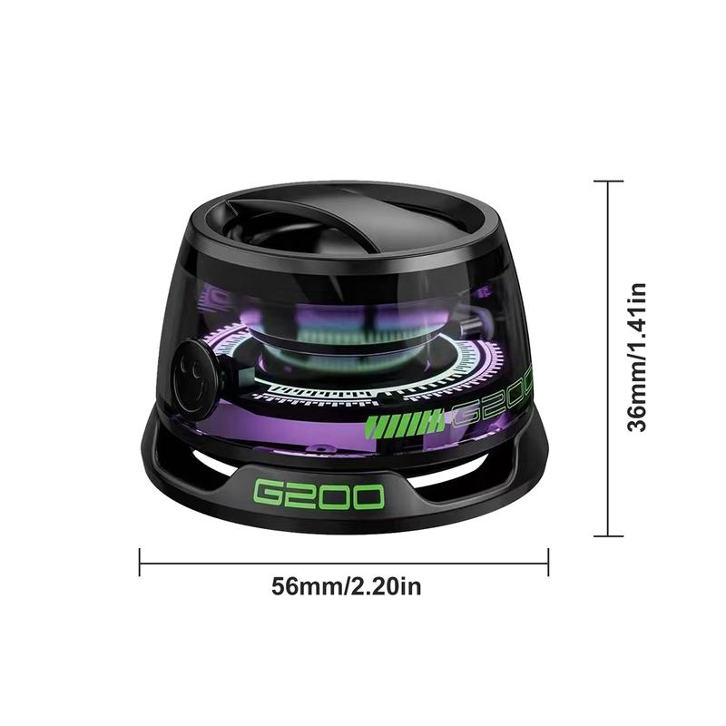 Magnetic Mini Smart light Audio Bluetooth Speaker, G200 5W  Speakers Wireless with Bluetooth 5.3, RGB Light, Game Mode, 7H Playt