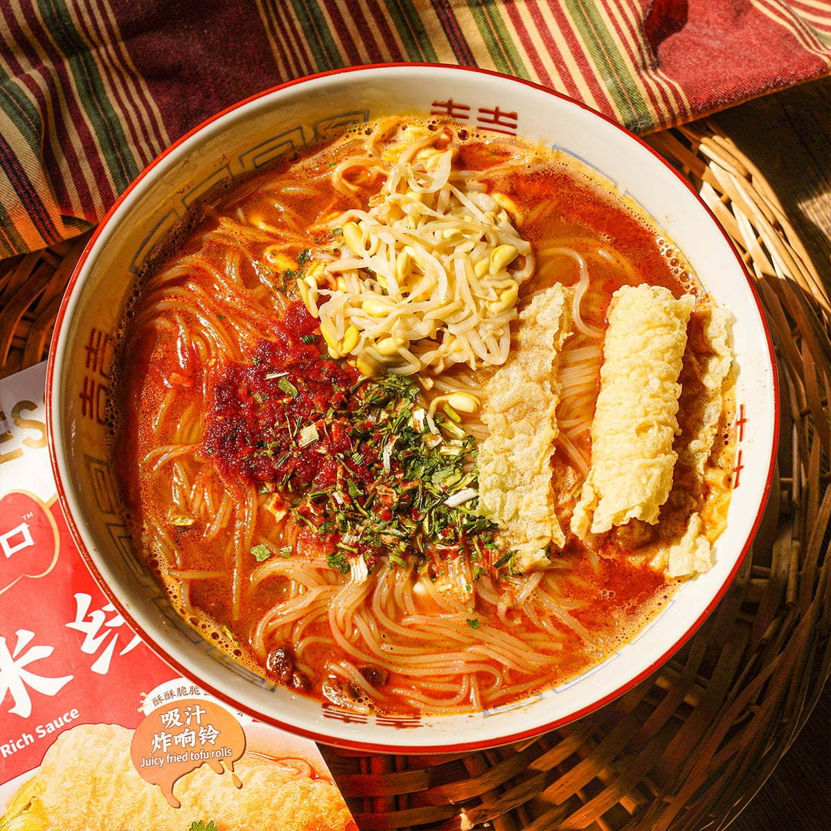 [8Packs]Rice Noodles Luo Ba Wang 310g, 310.00g*8Packs