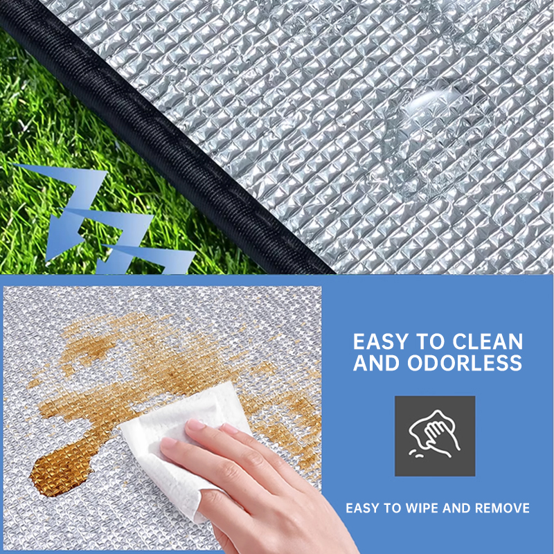 Outdoor Picnic Moisture-proof Pad Double-sided Thick Aluminum Film Waterproof Beach Mat Portable Tent Floor Mat Camping Mat