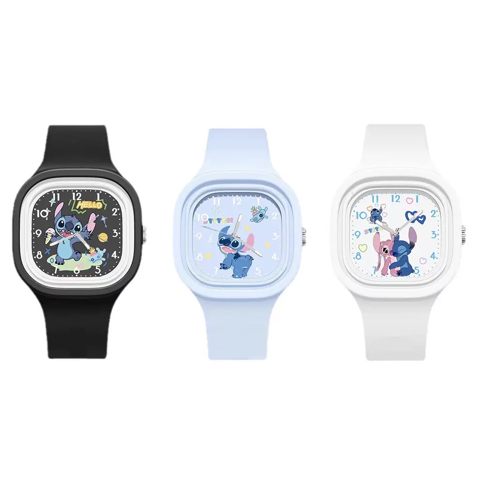 Disney kinderen kijken kawaii anime Lilo Stitch kinderen horloges sport siliconen horloge cartoon Mickey Minnie horloge kinderen geschenken