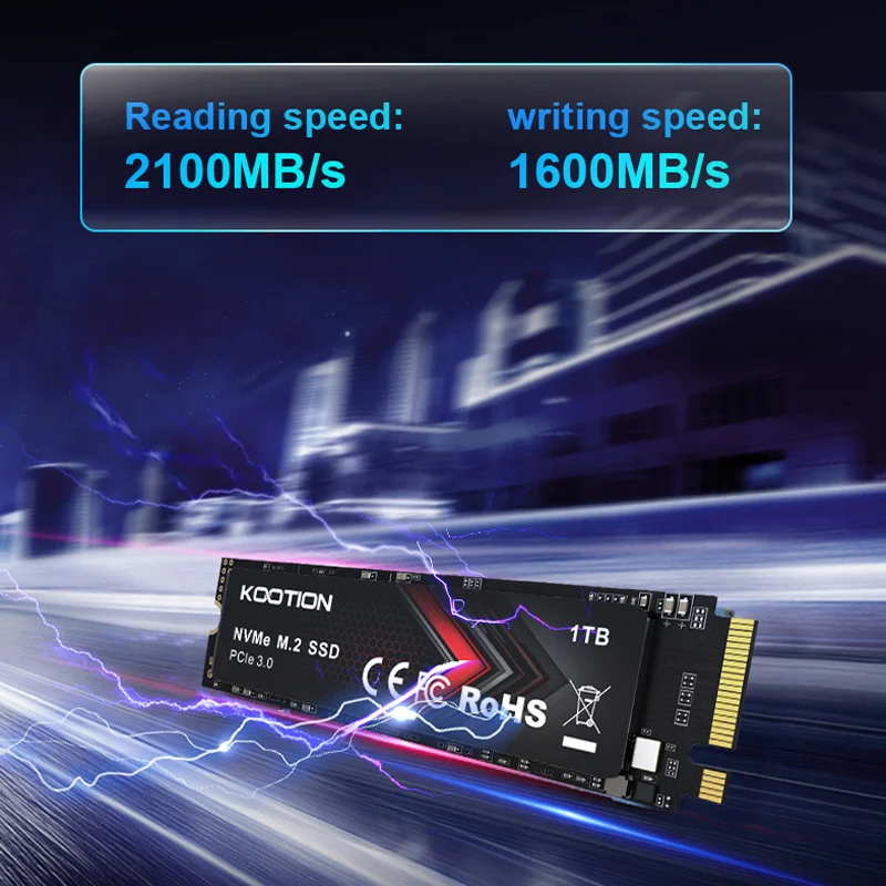 KOOTION X15Lite SSD NVMe M2 1 TB 512 GB 256 GB Nvme M2 SSD M.2 2280 PCIe 3,0 x 4 interne Solid State Drives Disk für Laptop Desktop