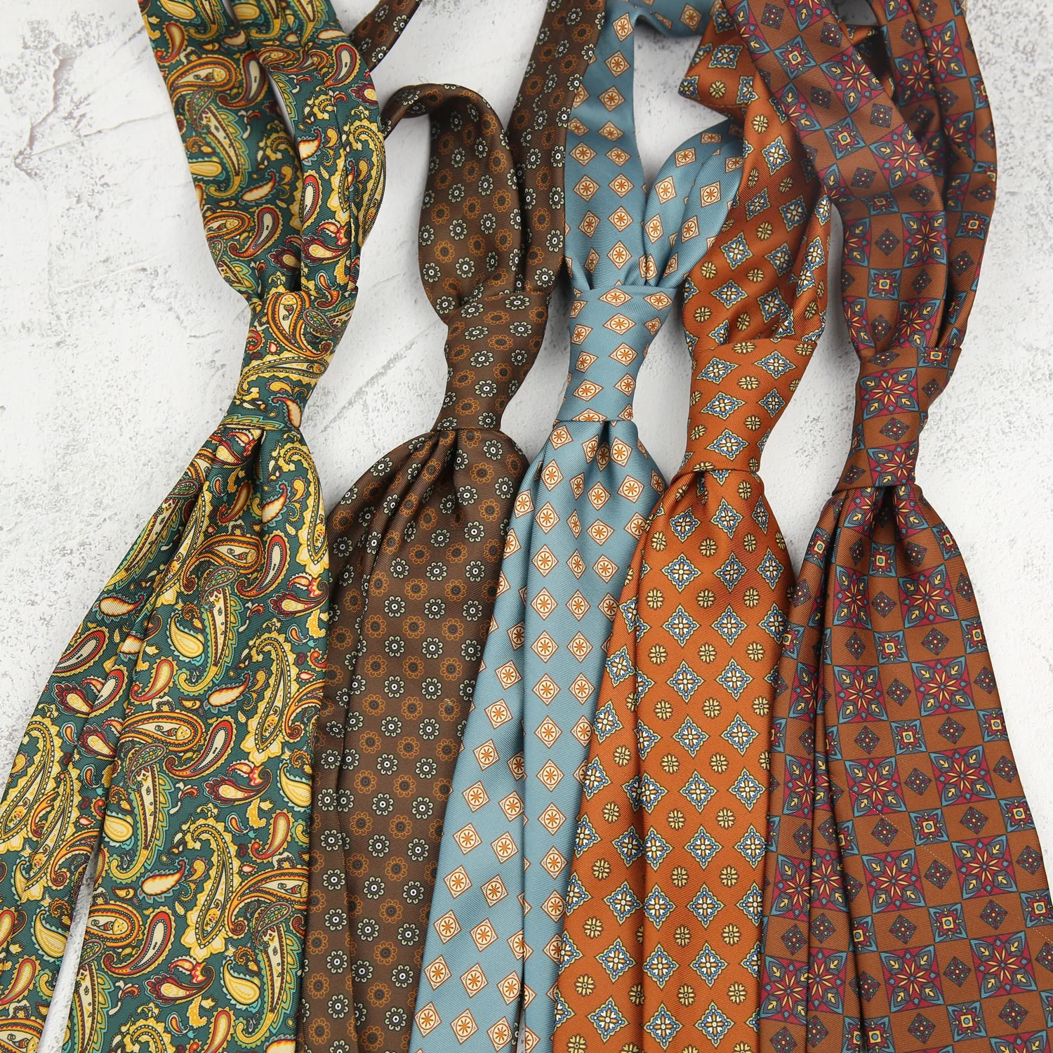 Linbaiway Vintage 9 ซม.กว้างเนคไทสําหรับบุรุษ Jacquard Cravat ผูกคอธุรกิจงานแต่งงาน Cravat ชายเสื้อ Tuxedos Tie