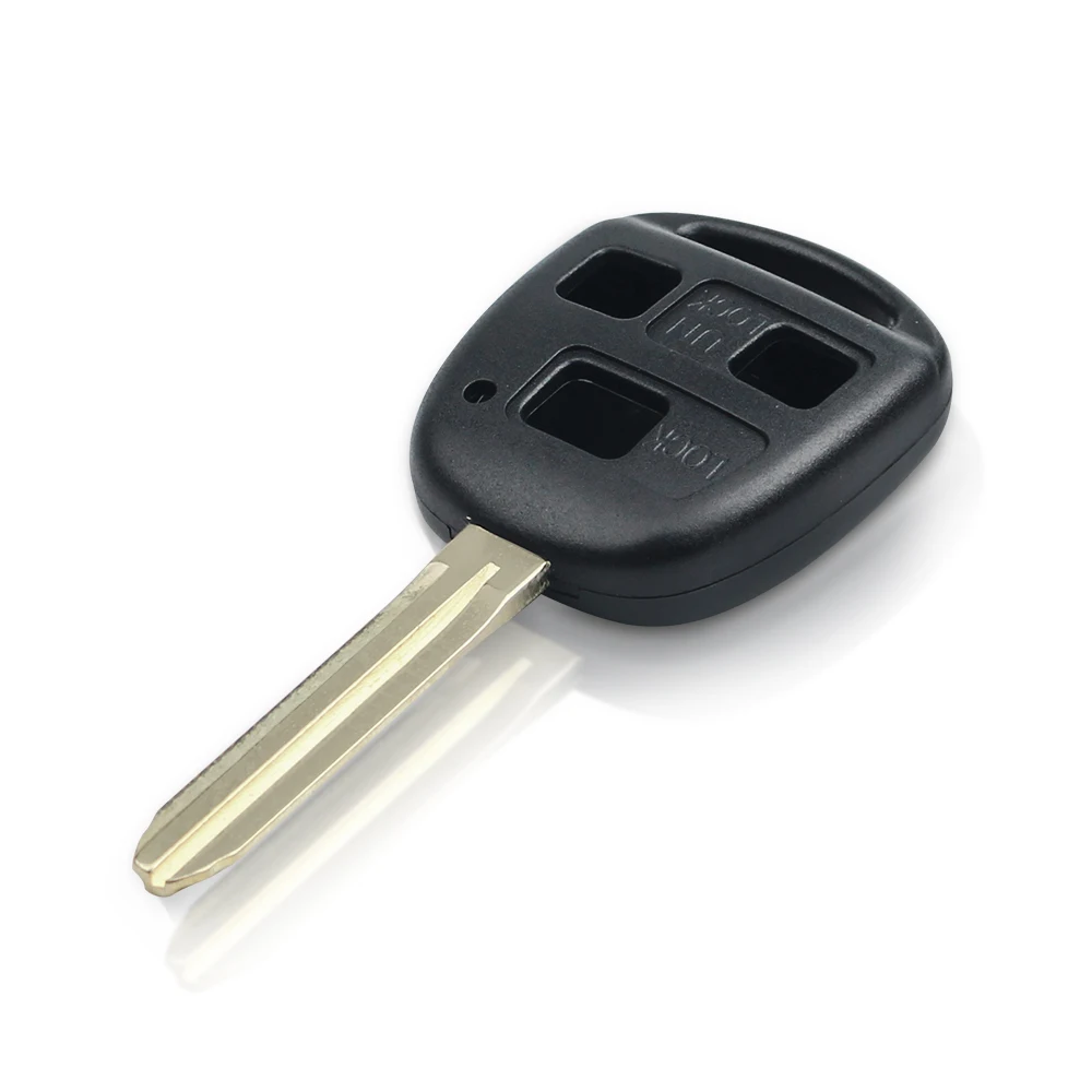 KEYYOU 2/3 Buttons Remote Key Shell Case Fob TOY43 For Toyota Corolla Camry Yaris Land Cruiser Avensis Prado 120 RAV4 Kluger