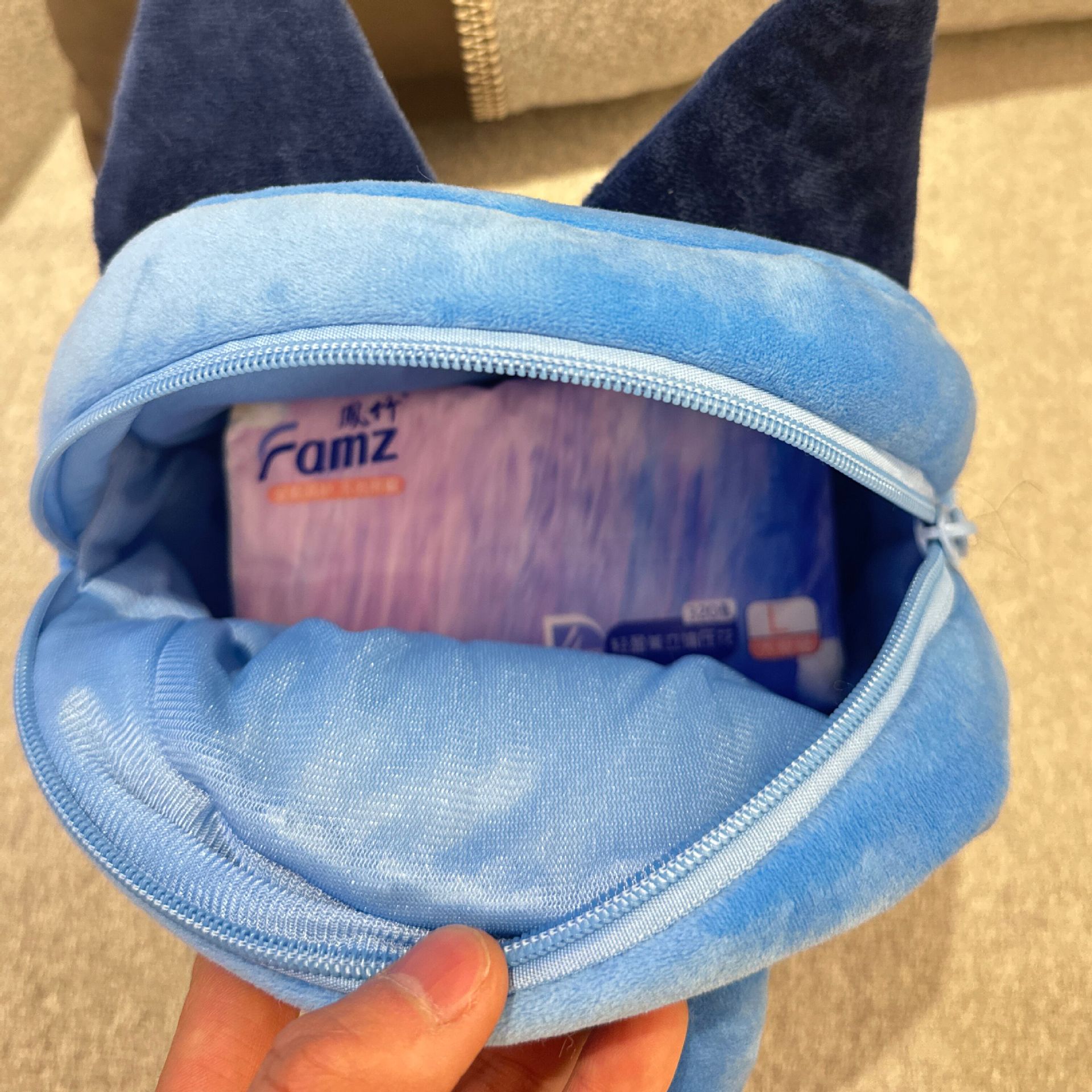 Bluey Family kawaii Kindergarten Children's Cartoon School Bag Bluebin Dog Backpack Kawaii Blue Orange Dog Backpack Children's