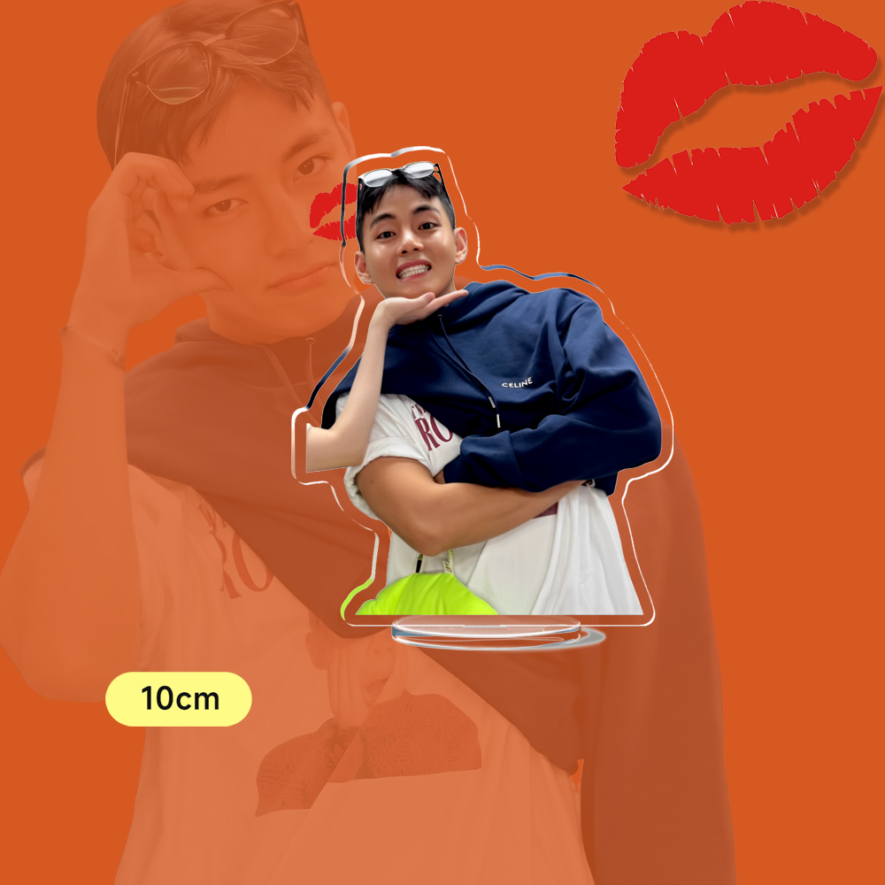 Figuras personalizadas de acrílico Kpop Standee, 10CM, Stander Vkookv, accesorios de regalo divertidos Merch