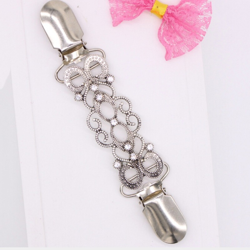 Boucle à bec de canard pour châle, Clip pour vêtements, alliage créatif, embellissements de diamant, pull, bouton en bec de canard, accessoires pour automne et hiver