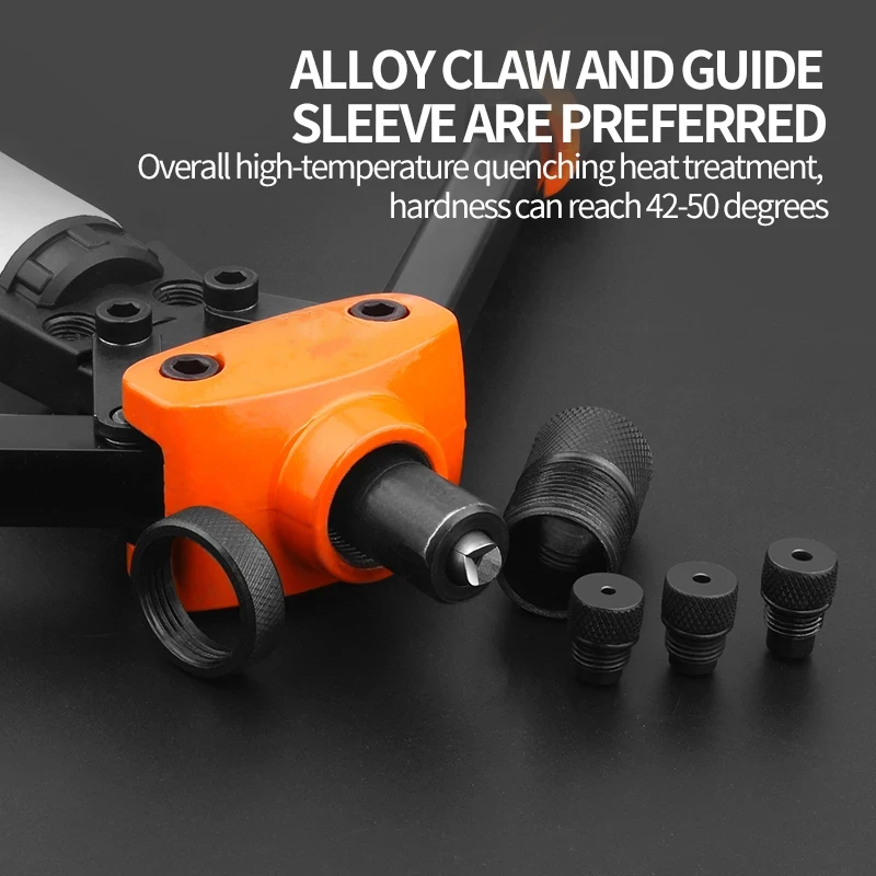 Hand Rivet Gun Set Professional Rivet Nut Riveter Construction Stapler DIY Hand Tool  Riveter Tools Embody 50pcs Rivet Nut