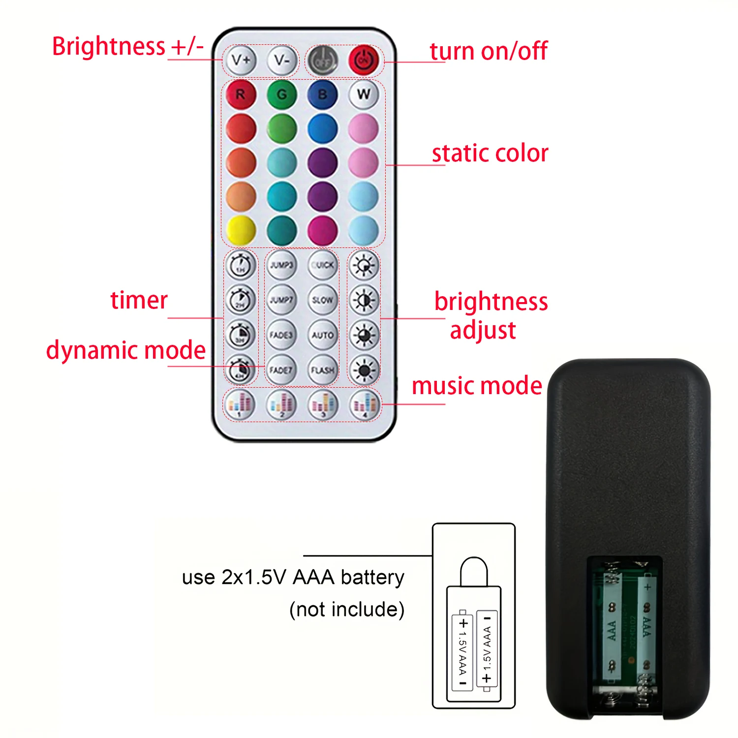 Strisce luminose a LED Sincronizzazione musicale Luci a LED per stanza con controllo APP, luci a nastro flessibili per retroilluminazione TV per decorazioni per feste in casa