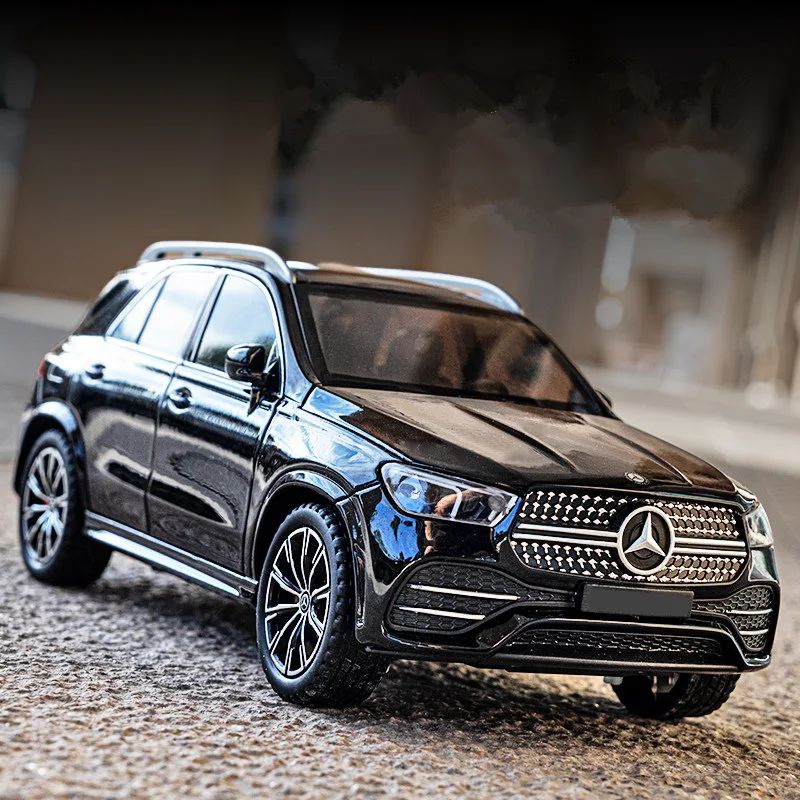 1:24 GLE GLE 350 300 450 coche en miniatura de aleación Diecast Metal juguete vehículos todoterreno modelo de coche simulación sonido y luz regalo para niños