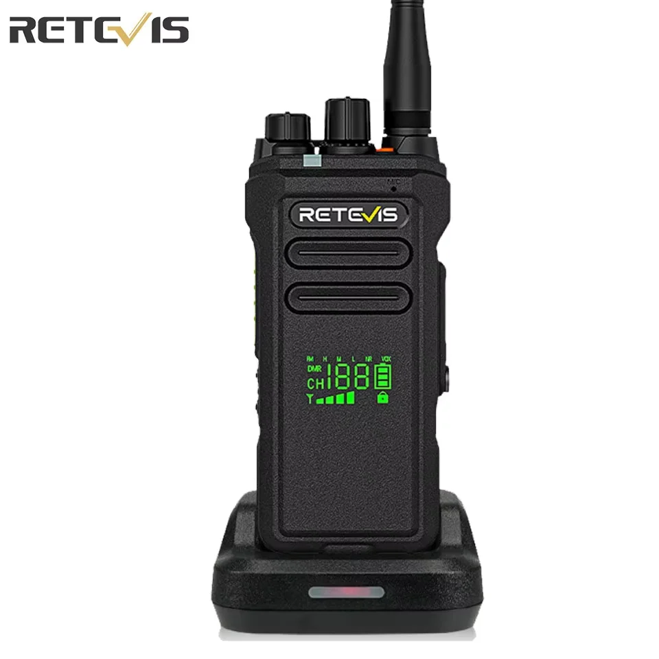 Retevis NR30D 10W Walkie Talkie Kommunikationsradios Walkie-Talkie mit großer Reichweite Professioneller Kommunikator Zwei-Wege-Radio mit großer Reichweite