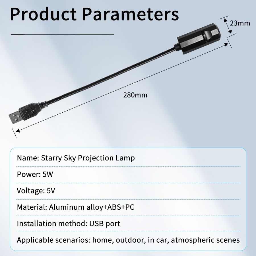 USB Projector Night Light LED Christmas Halloween Moon Lamp Holiday Ornaments For Ceiling Wall Atmosphere Mood Light Room Decor