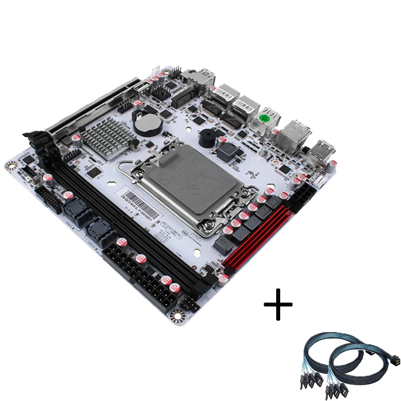 Q670-8Bay NAS Mini ITX motherboard upgrade, supports Intel 12-14 generation processors, 8 SATA3.0 ports, I226LM 2.5G with vPro