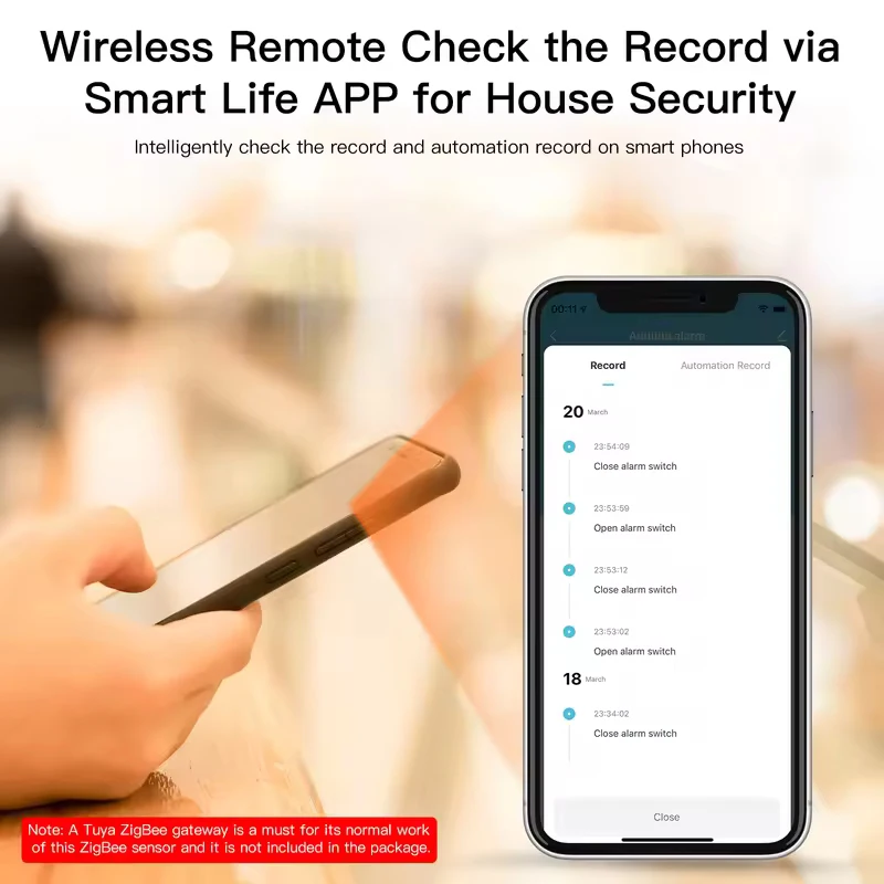 MOES Tuya ZigBee Умный датчик звука и света сирены 90 дБ Smart Life Siren Домашняя система безопасности Tuya Gateway Hub, используется с Alexa