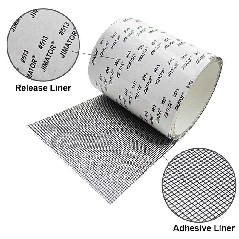 5CM Width Self-Adhesive Window Mosquito Net Repair Tape Window Screen Repair Patch Anti-Insect Fly Mesh Broken Holes Tape