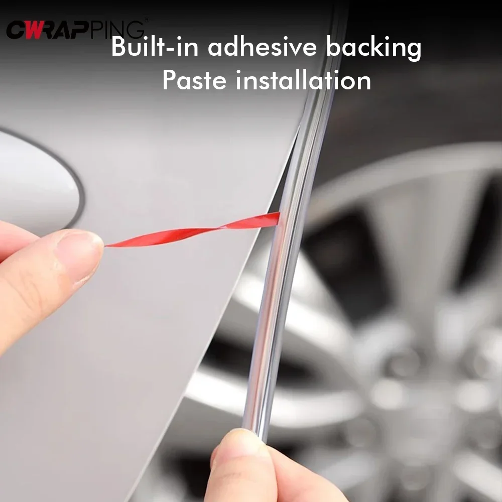 5M Benz Gadgets Autodeurbeschermer Afdichtstrip Rand Kras PVC Transparant Antibotsing voor Stickers Auto-accessoires