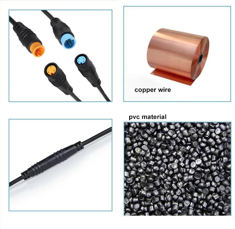 1m sensor de velocidade macho para fêmea cabo de extensão m/f m8 2 3 4 5 6 pinos bicicleta elétrica à prova dwaterproof água para ebike fio cobre w28