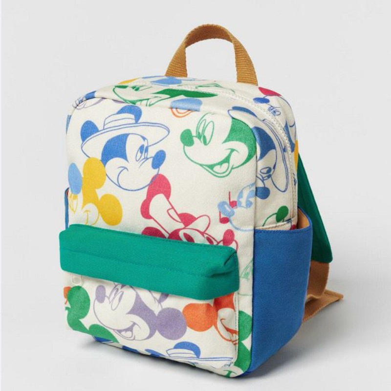 Disney Cartoon Topolino Zaino alla moda carino Borsa da scuola in tela Minnie da donna Zaino di grande capacità per ragazze Mochila