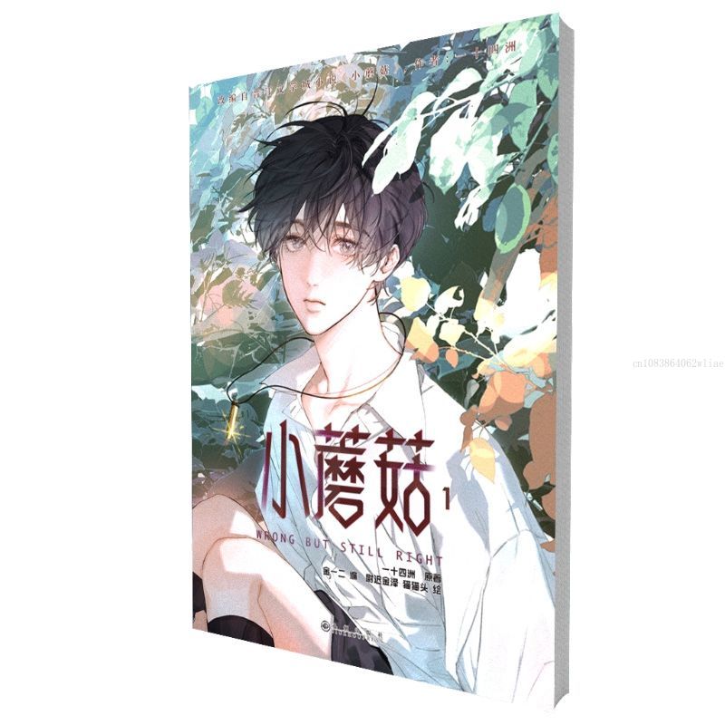 Danmei นวนิยาย Little Mushroom Vol 1 Manhua ผู้แต่ง Yi Shi Si Zhou Love Wasteland นิยายวิทยาศาสตร์ BL มังงะหนังสือ