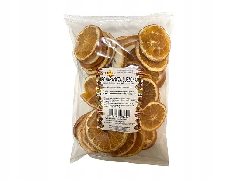 POMARAŃCZA SUSZONA PLASTRY 50g super zapach