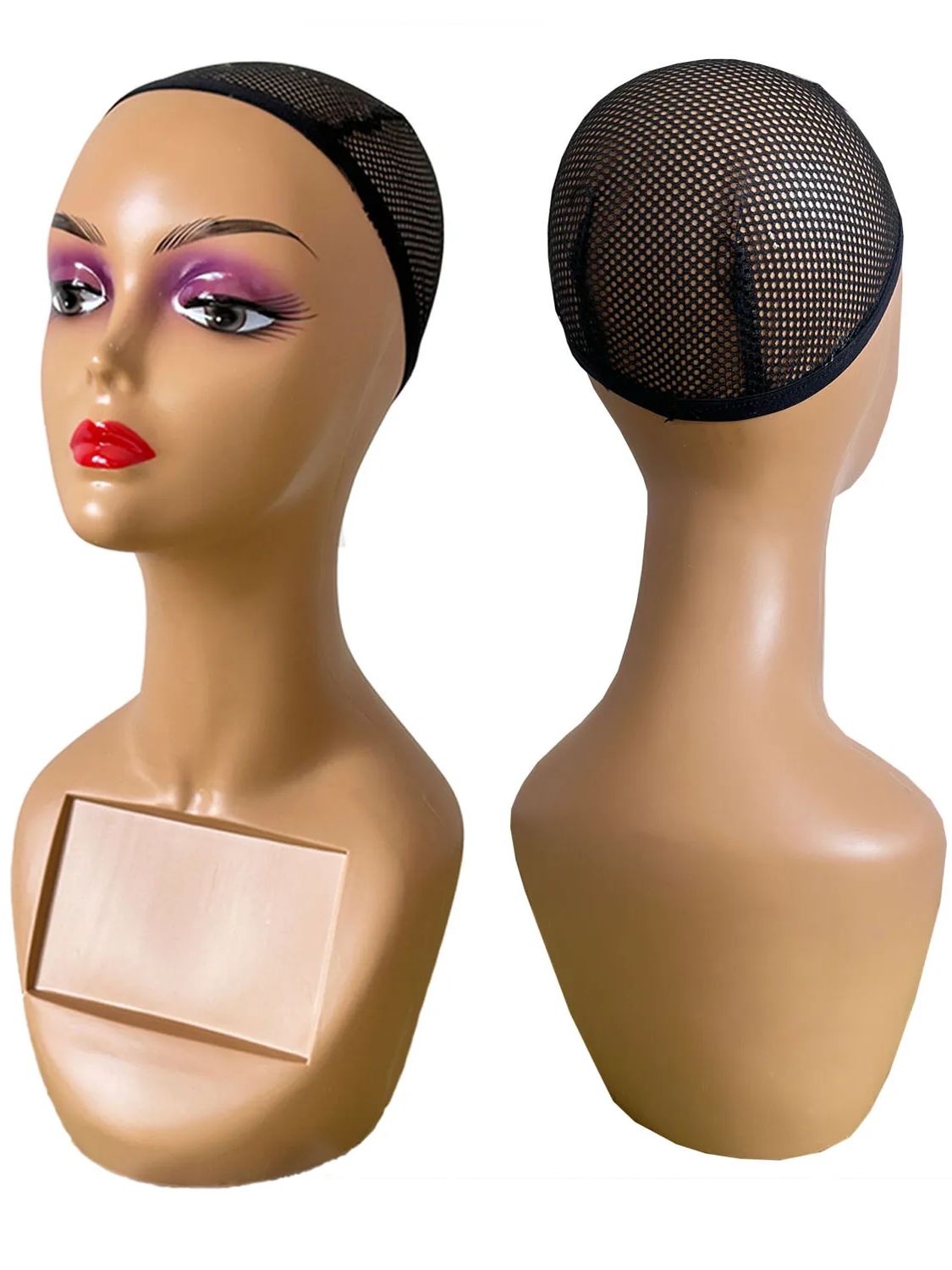 Plastic Mannequin Model Head for Display Wigs  Plastic Mannequin Head For Wig Stand For Wigs Display Making Wigs Manikin Head