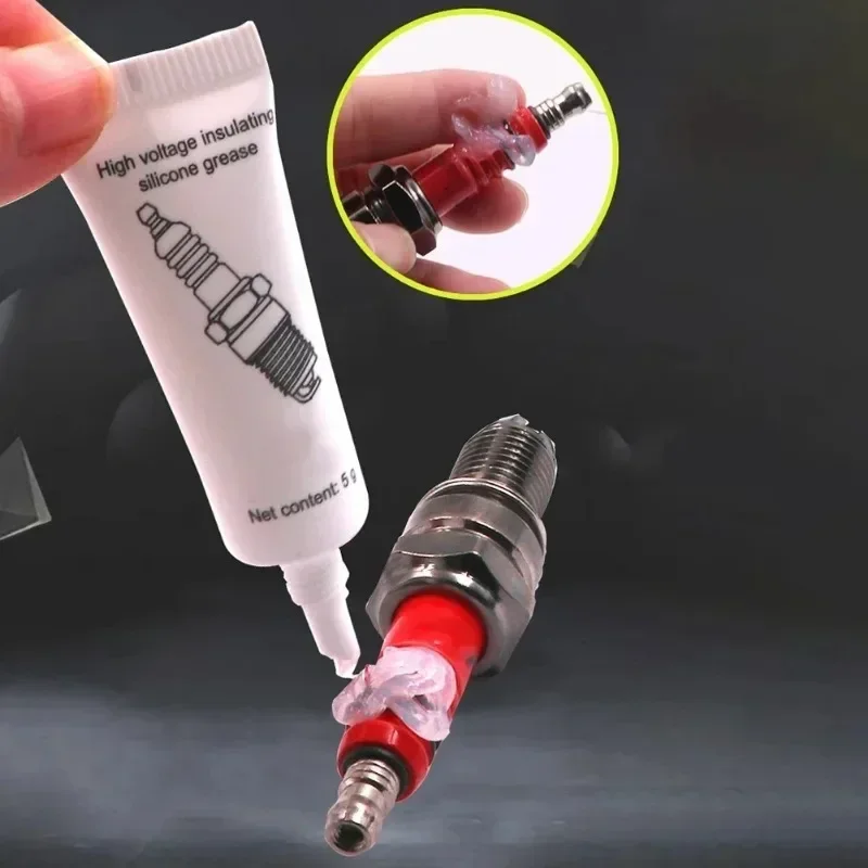 Vela de ignição para automóvel, graxa isolante de alta tensão, bobina de ignição, graxa de silicone, resistência à corrosão de alta e baixa temperatura