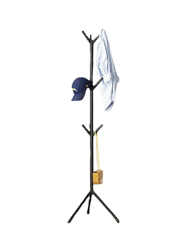 Appendiabiti da terra in metallo Appendiabiti a forma di ramo di un albero Appendiabiti moderno di lusso per cappelli Appendiabiti da pavimento Portaoggetti per abbigliamento