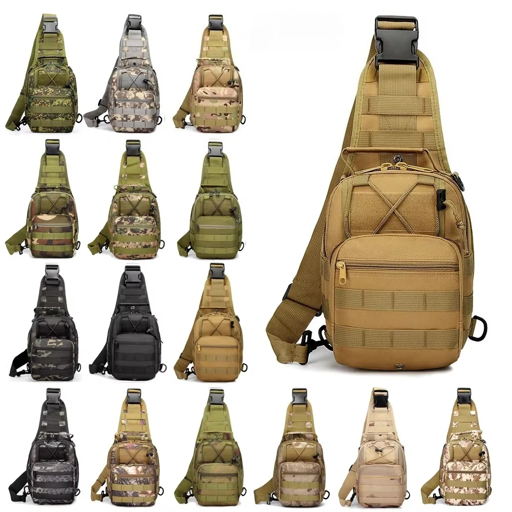 À prova dwaterproof água ao ar livre peito estilingue saco tático crossbody bolsa de ombro esporte viagem sling saco para mochilas masculinas fanny pacote