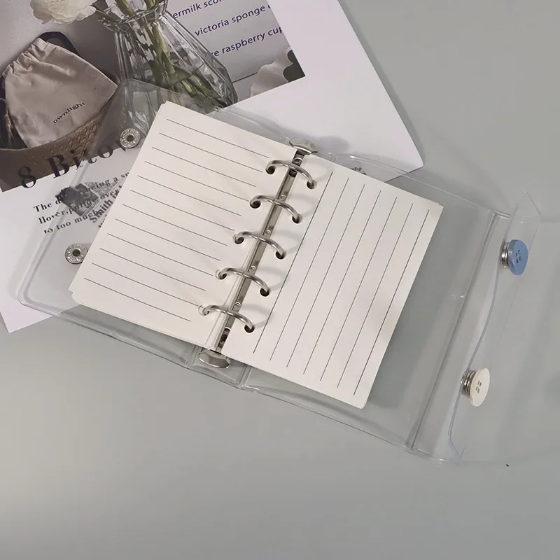 M5 40Sheet Loose Leaf Notebook Refill Spiral Binder Inner Page Weekly Monthly To Do Line Dot Grid Inside Paper Stationery