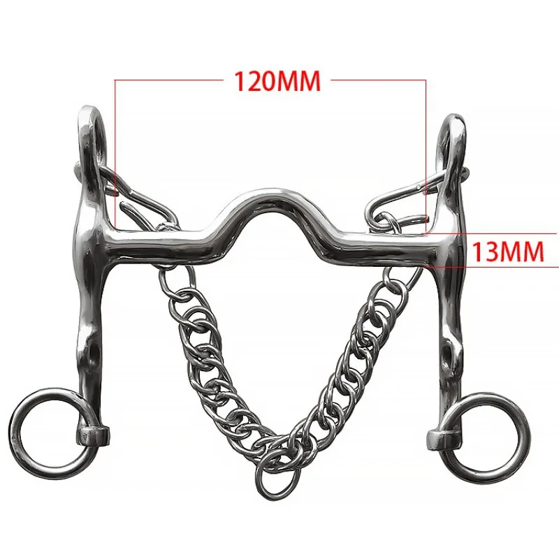 Pferde-Bit, robuste Edelstahl-Bitschnitzerei, feine Verarbeitung für Reiten, für Reitsport-Performance, Reitsport-Zubehör