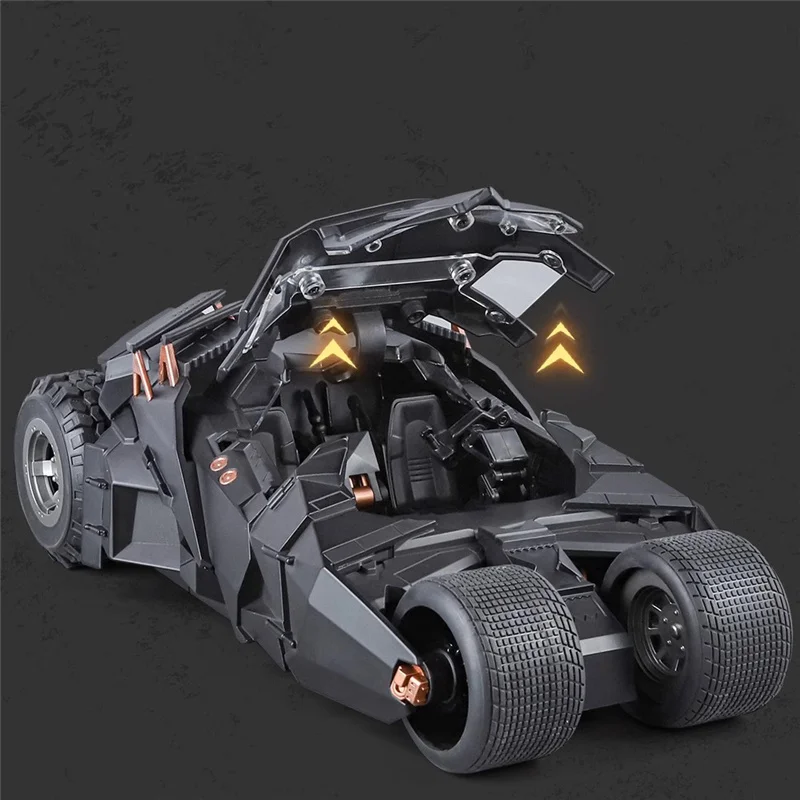 1/18 クラシック映画車 2008 バットモービル合金コンセプトバットスポーツカーモデルダイキャストメタルおもちゃレースカーモデルサウンドライトキッズギフト