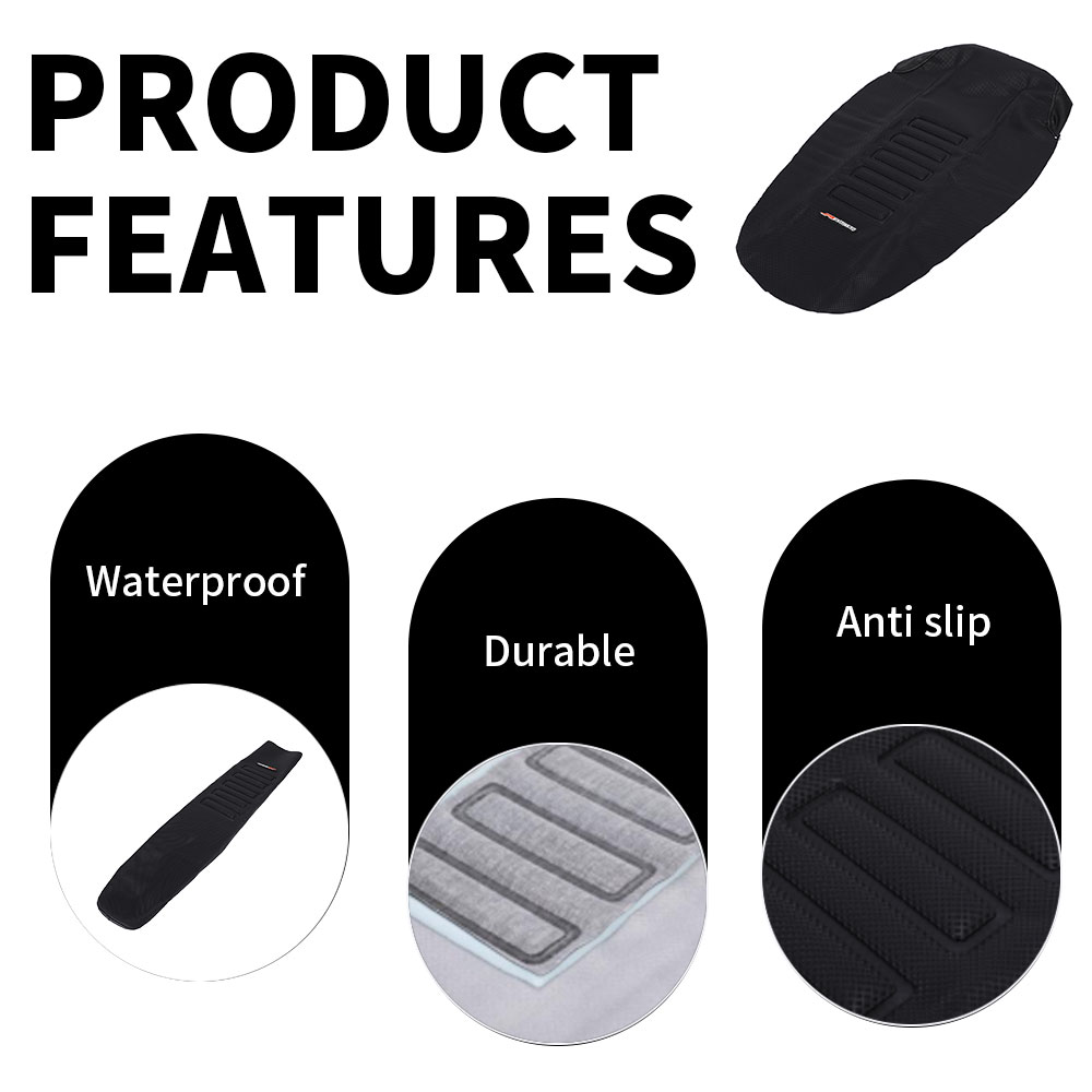 Чехол на сиденье мотоцикла из ПВХ, нескользящий дизайн, водонепроницаемый для CRF CR XR 50cc-250cc RM KX KLX YZ TTR PW SSR Apollo SDG Dirt Pit Bike