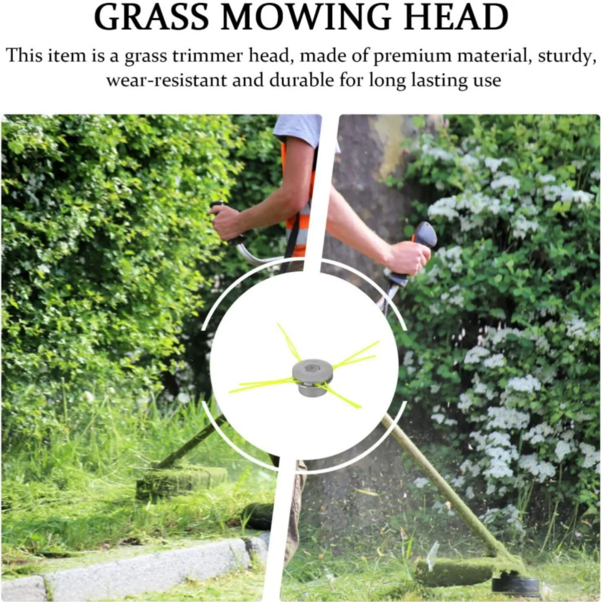 Trimmer Head Universal Aluminum String Trimmer Grass Brush Cutter String Set Spool Pack Electric Trimmer Strimmer Head Accessory