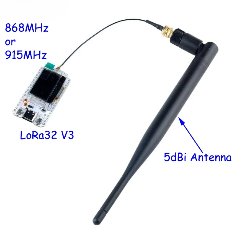 Heltec LoRa32 V3 863-928 МГц ESP32 LoRa Dev-board SX1262 0,96 дюйма OLED ESP32-S3 WIFI BT LoRa Kit для Arduino Meshtastic LoRaWAN