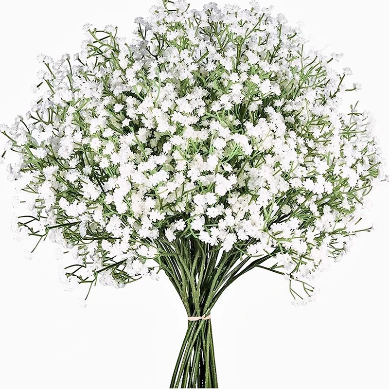 1Pcs 108 Köpfe 63cm Babys Atem Künstliche Blumen Kunststoff Gypsophila DIY Blumensträuße Für Handgemachte Hochzeit Party wohnkultur