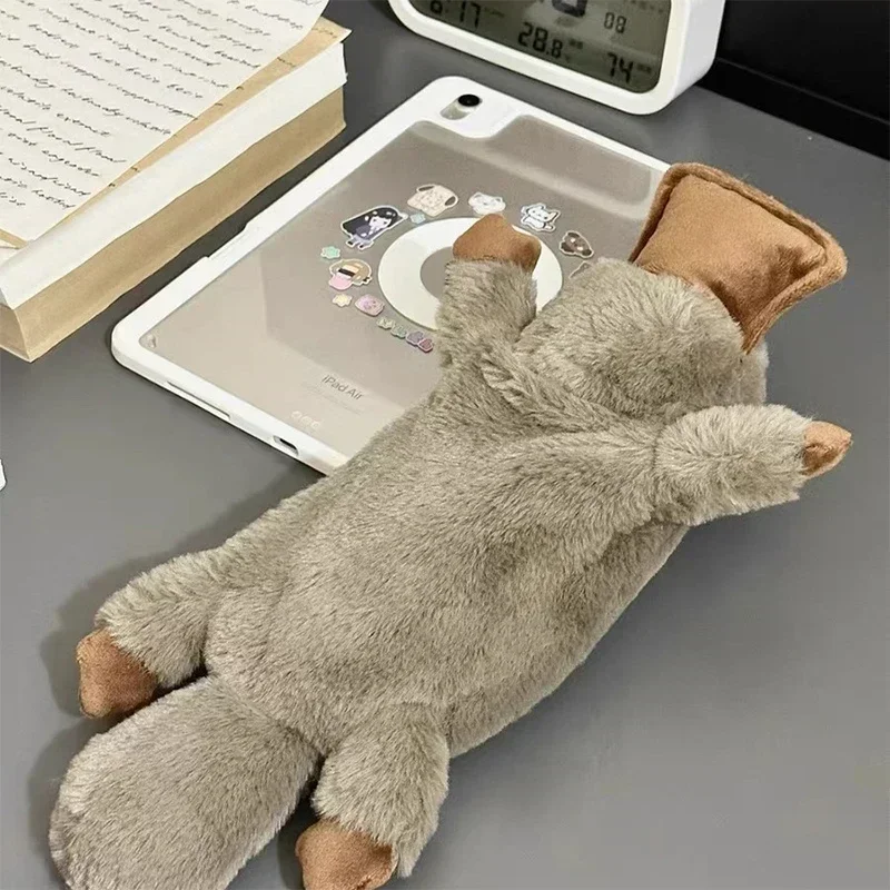 Pencil cases back to school Platypus Doll Pen Bag School Student High Value Soft Learning Stationery Storage Essential Organizer