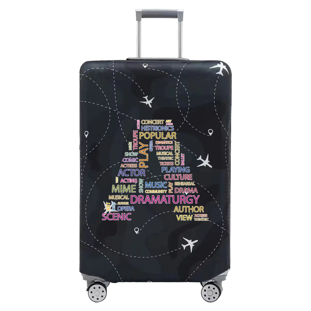 Reisekofferhülle, Gepäck, Stretch-Stoff, Schutzhüllen, Gepäckkoffer, Cove für 18–28 Zoll Koffer, Textserie