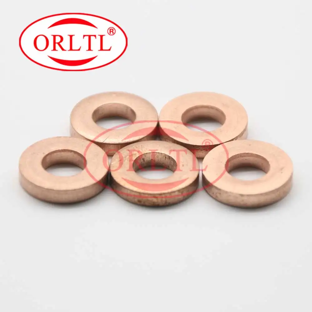 4 piezas 9001-850C 7,1*15*3 3 mm arandelas de inyector juntas de anillos de cobre 9001 850C 9001850C espesor para Delphi Bosch F00VC17506