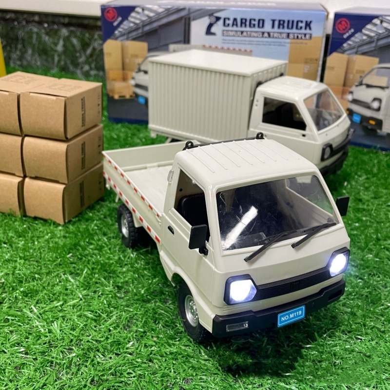 1:10/1:16 Wpl D12 Rc รถจําลอง Drift รถบรรทุกปีนเขา Led Light Cargo Rc ไฟฟ้าของเล่นสําหรับชายคริสต์มาส Surprise ของขวัญ