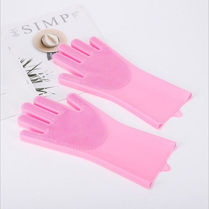 Pet cat bath accessories Scrub brush Teddy silicone bath gloves anti-scratch and anti-bite bath products