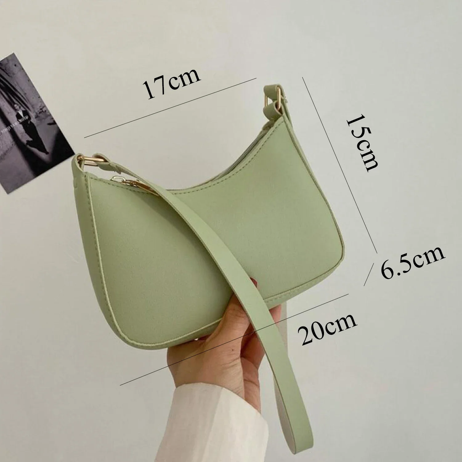 Nuevo bolso de mano de PU a la moda para mujer, bolso cuadrado pequeño de macarrón de Color puro Retro, cientos de bolsos de hombro, bolsos informales para mujer
