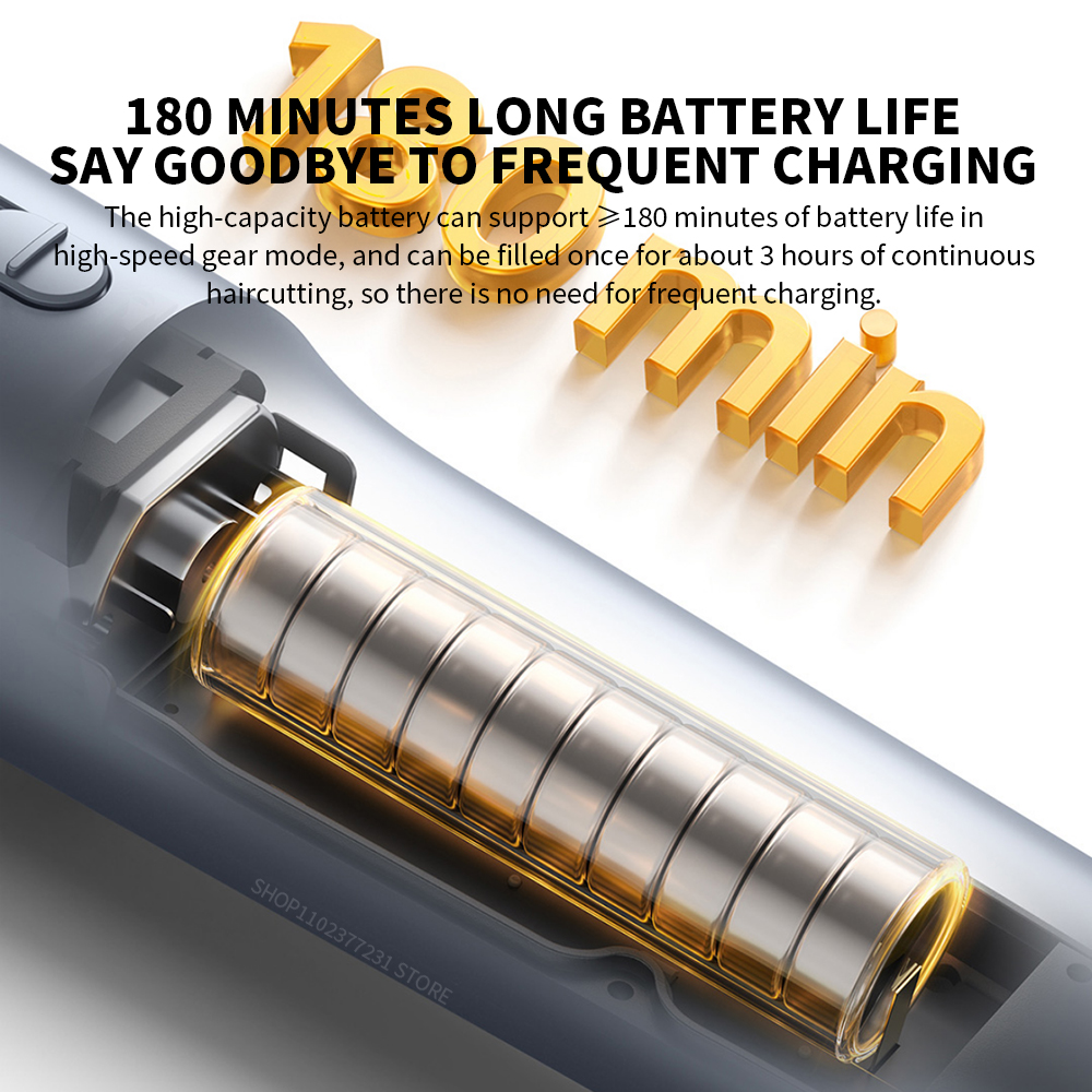 XIAOMI MIJIA Tondeuse 2-snijmachine Trimmer Professionele tondeuse Mes van titaniumlegering Oplaadbare kapper Scheerapparaatsnijder