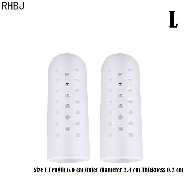 Corrector de pulgar de Gel de silicona, Protector de juanete, dedo del pie, Hallux Valgus, separador, alisador de dedo, ajustador, herramienta de cuidado de los pies, 2 uds.