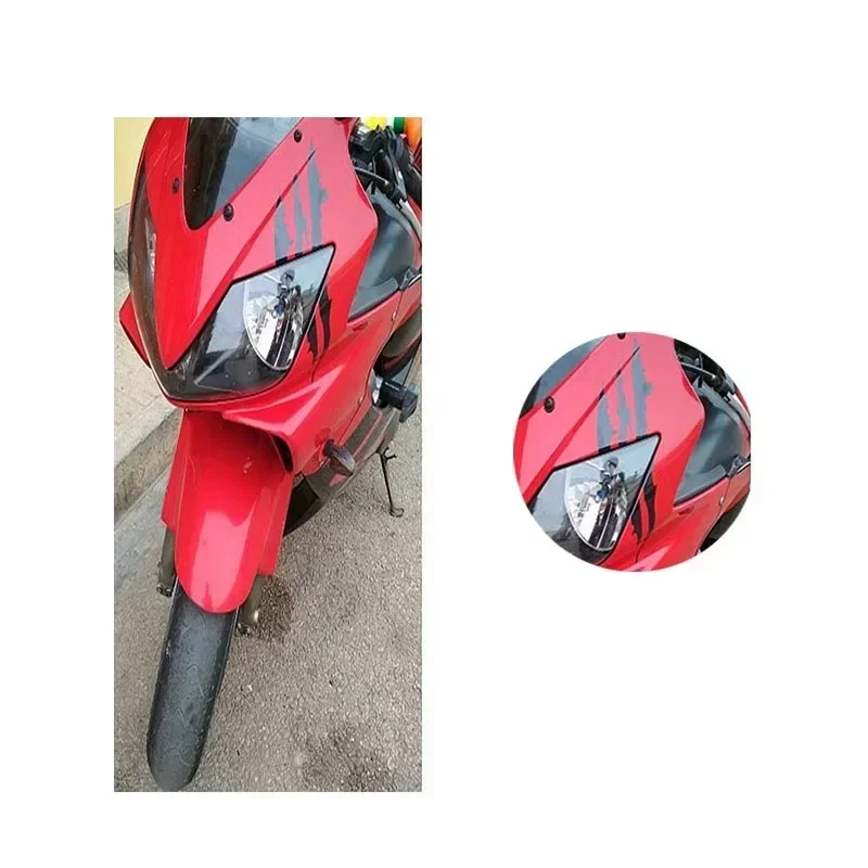 จัดแต่งทรงผมรถ Ghost Claw Scratch Stripe Marks ไฟหน้า Decal ไวนิล Decal Auto Body สติกเกอร์ตกแต่ง PVC แกะสลักไวนิล Decal